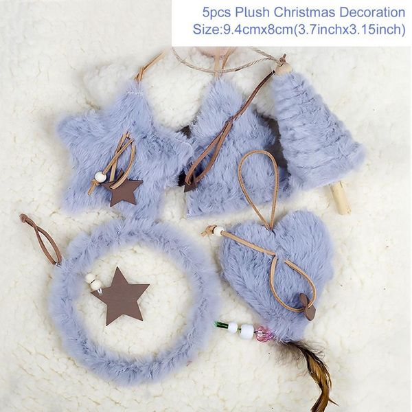 

qifu christmas wooden decoration creative christmas 2019 tree hanging ornaments christmas plush pendant xmas gifts new year 2020 bbycuu