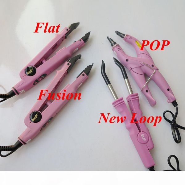

loof hair extension iron hair extensions fusion connector temperature adjustment keratin bonding salon machine heat iron four type