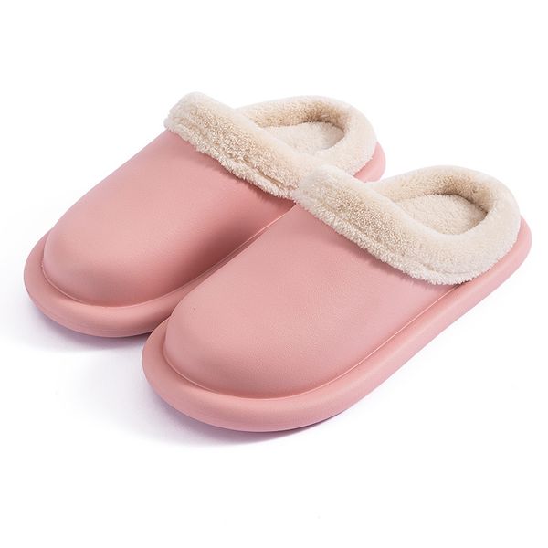 

women winter slippers eva comfortable warm fashion shoes female thick soft sole indoor bedroom home couple man slippers x1020, Black