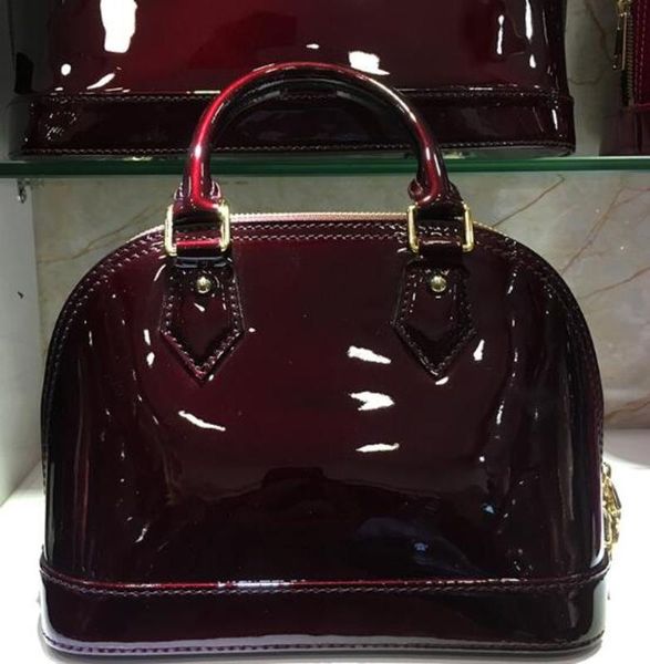 

women classic shell bag damier patent leather grid bags lady's handbags shoulder bags women canvas crossbody purse shopping tote