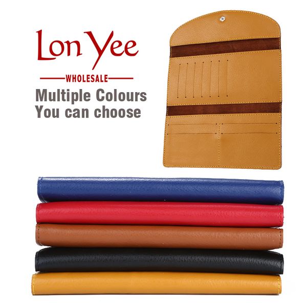 

multifunction leather long wallet women solid color simply large capacity phone pocket wallets card holders leather coin purse cfvt1592
