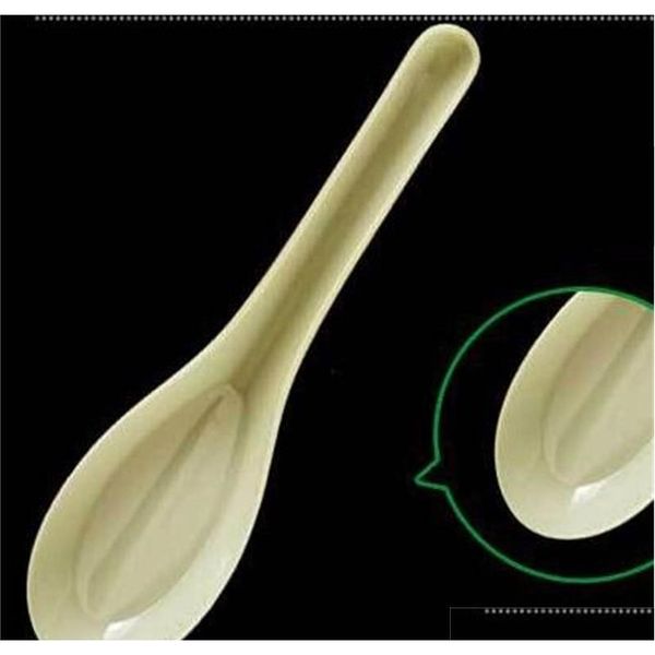 

soup spoons white plastic outdoor tableware disposable dessert spoon sturdy and durable food grade jllpry fight2010