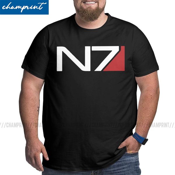 

mass effect n7 t shirt men's pure funny t-shirt big tall tees short sleeve clothes 6xl sport hooded sweatshirt hoodie