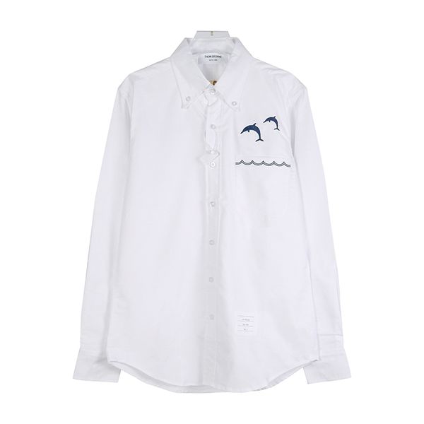 

дельфин рубашки, White;black