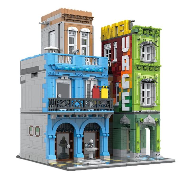 

ug10182 классический креативный moc отель small particles сборщика building block игрушки для детей ug10182 классик wmtnlq toptrimmer