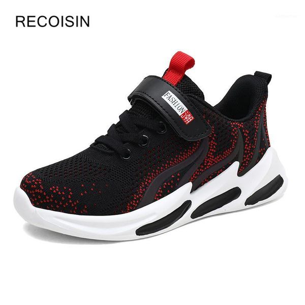 

recoisin kids sport shoes for boys sneakers girls fashion spring casual children shoes boy running child chaussure enfant1, Black