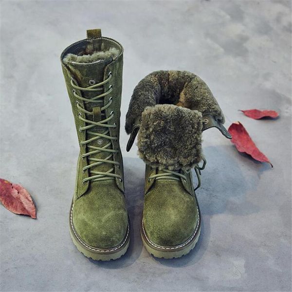 

женщины boots дамы женская обувь платформа бренда мода повседневная кожа дизайнер luxury ankle winter fur женщина snow boots, Black