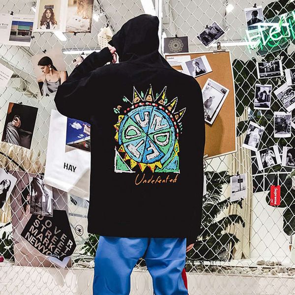 

New Designer Luxury Fashion Undefeated Hooded Sweater England Classic Black White Men And Women Couples Hip Hop Hoodie