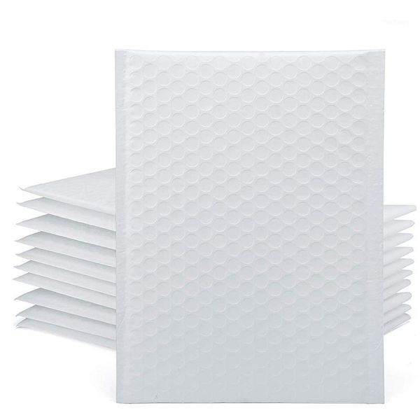 

25 pcs co-extrusion film bubble bag waterproof and dustproof bag thickened packaging express bag(white)1