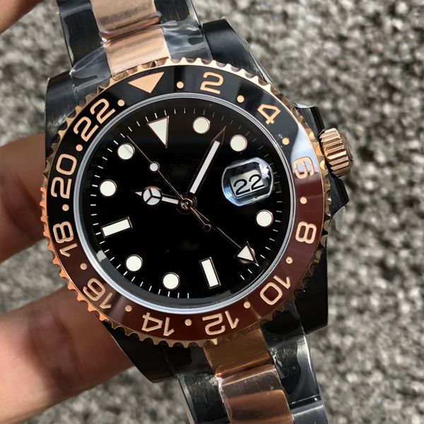 

hjd 2021 r fashion o selling l watch e 40mm x greenwich m126710 0003 movement automatic mechanical men's watches rolx caliber 2836, Slivery;brown