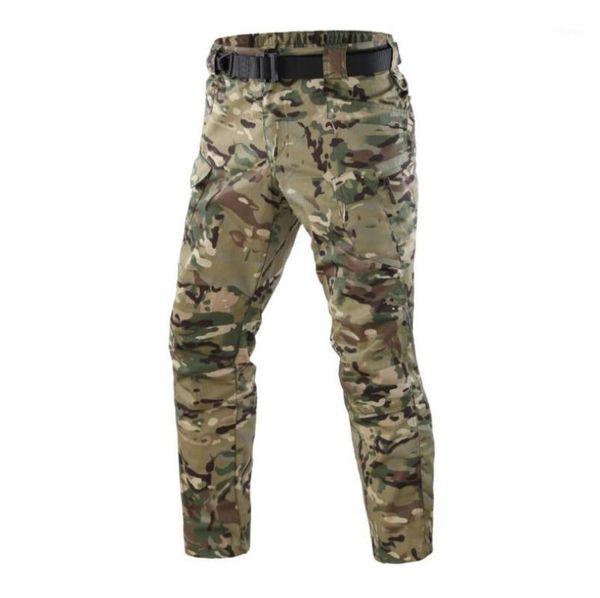 

2020 men camouflage tactical jogger pants army uniform us trousers casual cargo pant w7831, Black