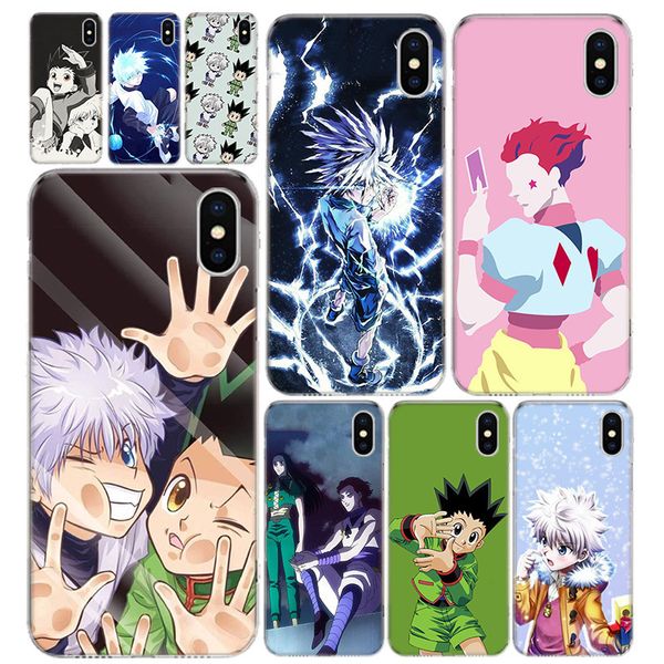 

аниме охотник телефон обложка чехол для iphone 11 pro 7 6 x-6s plus xs max + xr 5s se 10 ten art tpu кока капа shell