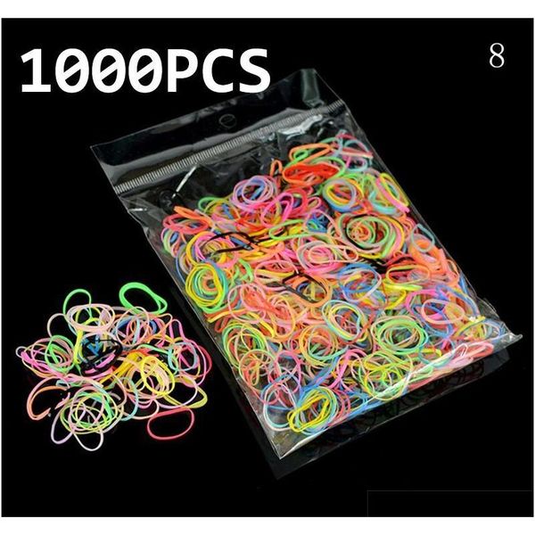 

1000pcs/pack office rubber ring rubber bands strong elastic stationery holder band loop hair accessories school sqcgwm lyqlove