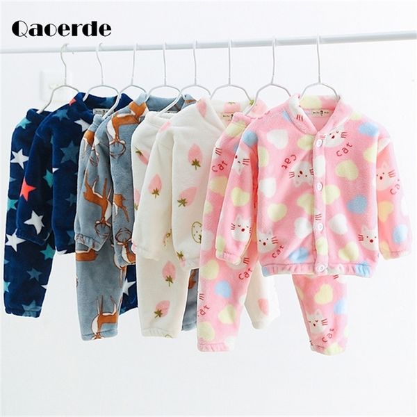 

children's pyjamas winter kids clothes flannel sleepwear boys pajamas sets pajamas for girls children's clothing 2 to 8 years 2012, Blue;red
