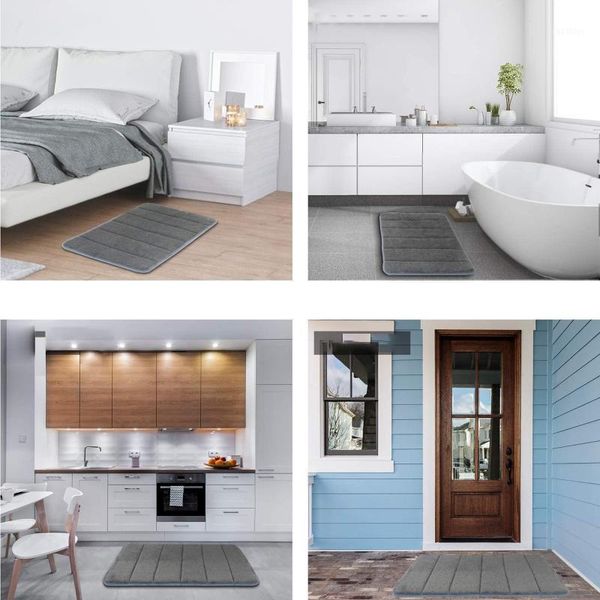 

home bath mat microfibra tappetino antiscivolo da bagno morbido tappeto da bagno 1 pack kitchen toilet floor decor1