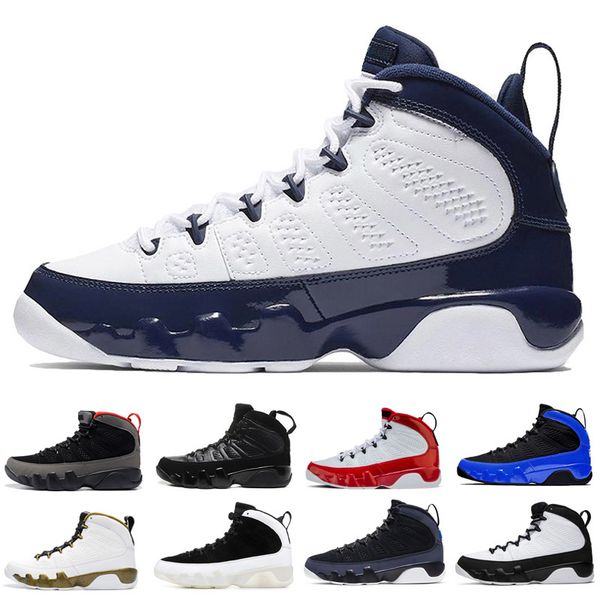 

fashion og space jam 9 9s shoes for men black blue statue gym red mens outdoor sneakers sports shoes 40-47