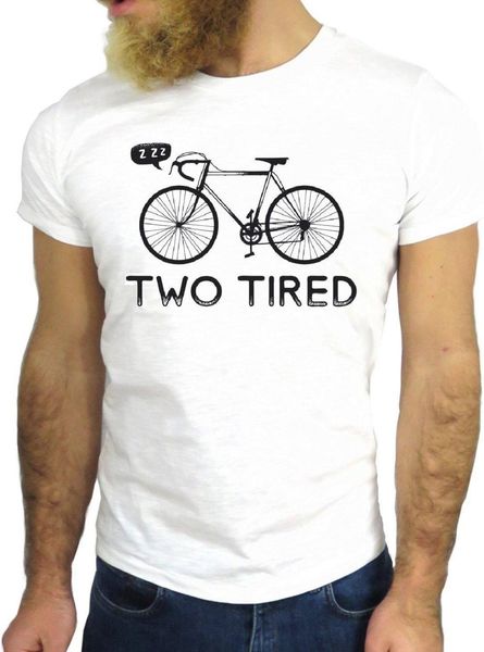 

sport fashion 2019 summer new brand 100% cotton t-shirt bicycle two tired america uk printing cotton t-shirts