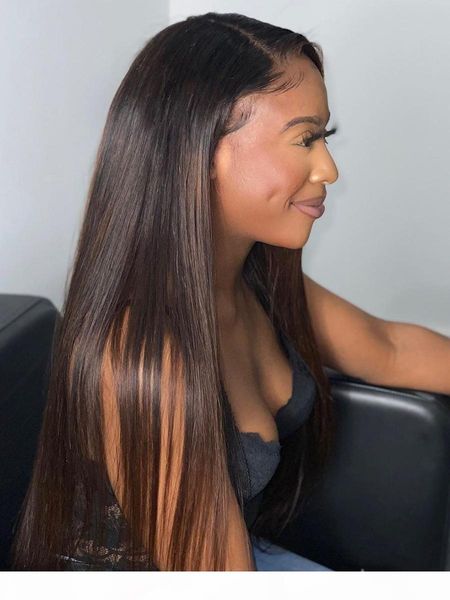 

lace front human hair wigs pre plucked 13x4 brazilian hd frontal straight lace front wig human hair wigs glueless full lace wigs, Black;brown