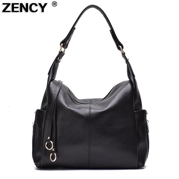 

2020 fashion first layer genuine cow leather tassels handbag natural cowhide women ladies shoulder cross body messenger tote bag