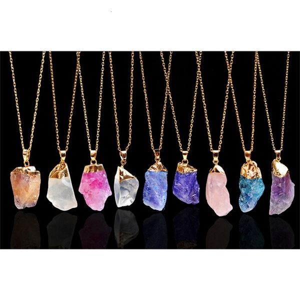 

natural diffuser new jewelry brass selling stone assorted mixed irregular shape pendants charms wholesale 2l05, Silver