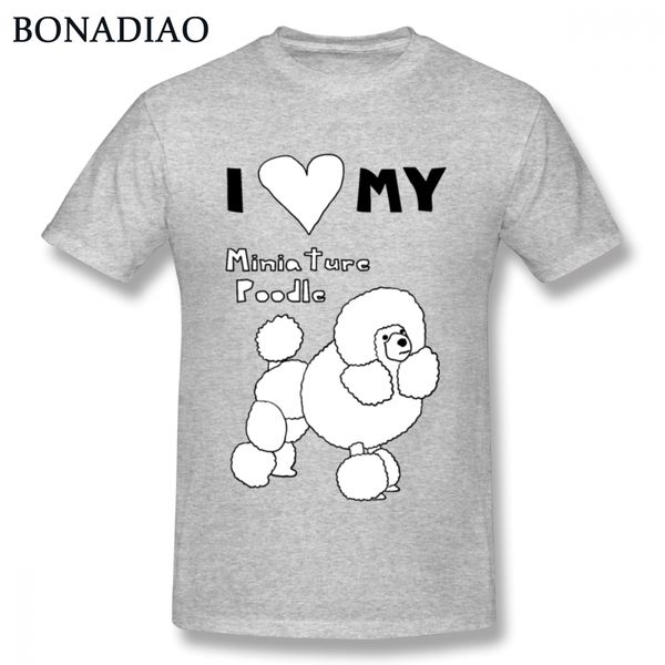 

i love miniature poodle t shirt boy round collar t-shirt fashion 100% cotton tees dog sport hooded sweatshirt hoodie