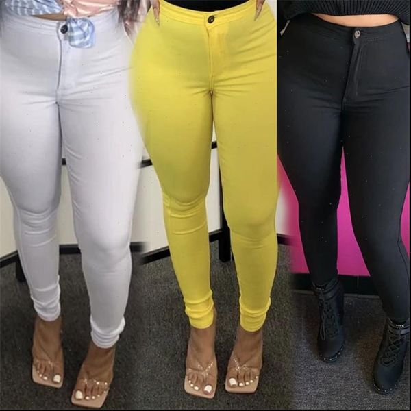 

9 colors womens long pants high stretch skinny thin pants fashion hips pencil pants s 3xl wholesale price, Black;white