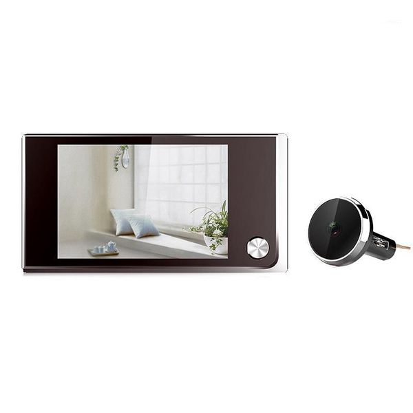 

new wireless video doorbell 3.5 inch wide angle 130 degree hd display peephole profession security camera viewer doorbell1
