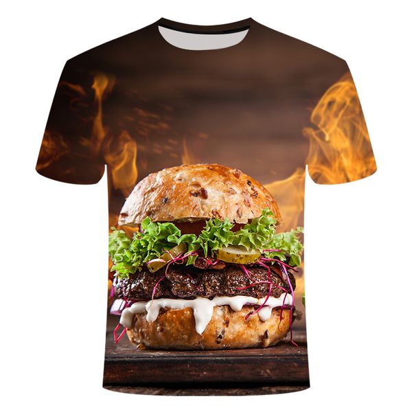 

new beer/burger/poker o collar streatwear camiset 3d print shirts anime kawaii graphic men clothing