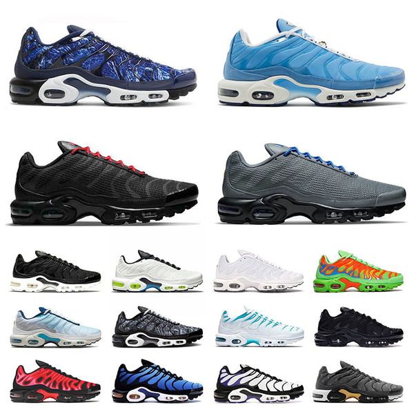 

36-46 tn plus requin men women running shoes terrascape designer reflective black grey fire pink golden midnight navy blue sports sneakers t