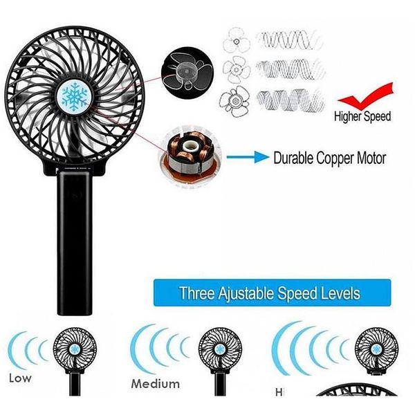 

new portable rechargeable folding fan usb charging cooler removable rotating handheld mini outdoor fans pocket folding f qyltnf sweet07