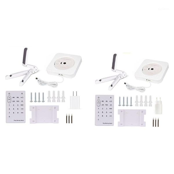 

cd player wall mounted bluetooth fm radio usb mp3 with remote control built-in hifi speaker1
