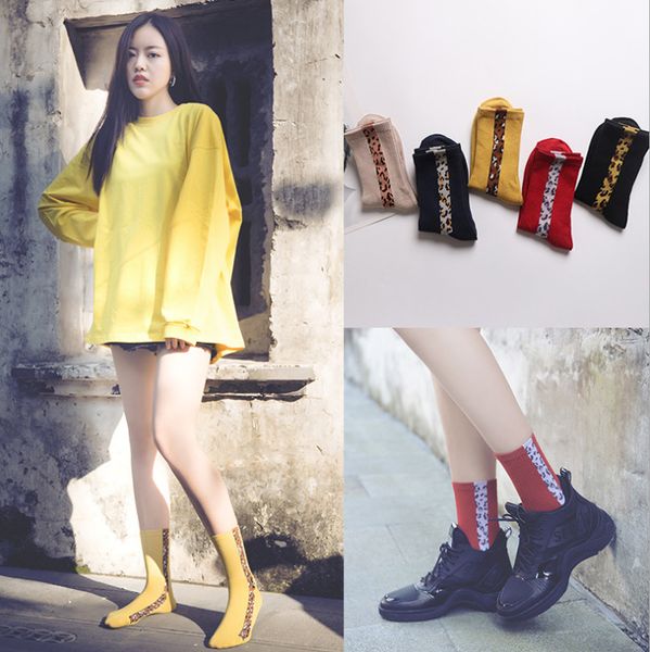 

spring summer harajuku chaussette style for women men's cotton hip hop socks man meias mens calcetines, Black