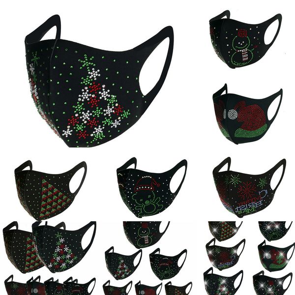 

mask men women dust-proof bling face masks ear-mounted spring summer boys girls diamond flashing luminous facemask in stock 4 nnt2e