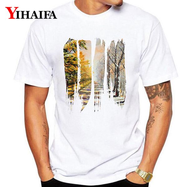 

yihaifa brand mens hombres twilight street painted like print stylish graphic tees casual white s hooded sweatshirt hoodie men t shirt