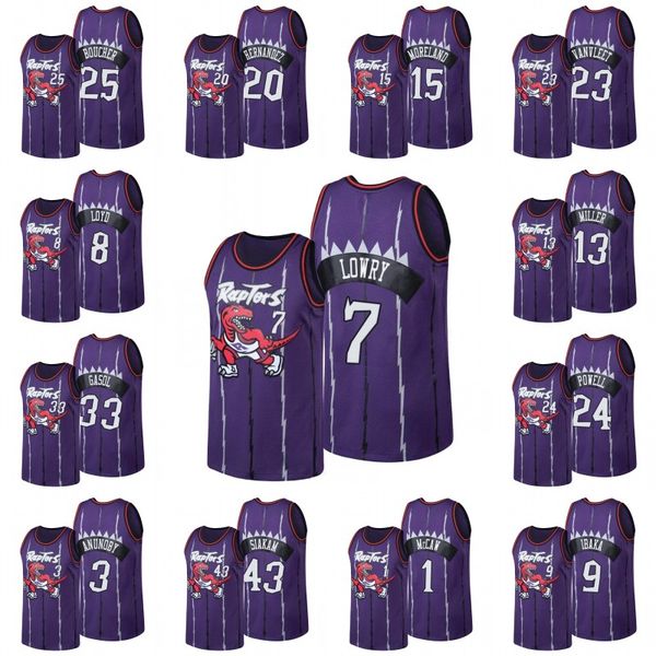 

toronto raptors men fred vanvleet chris boucher dewan hernandez malcolm miller kyle lowry og anunoby patrick mccaw jersey, Black
