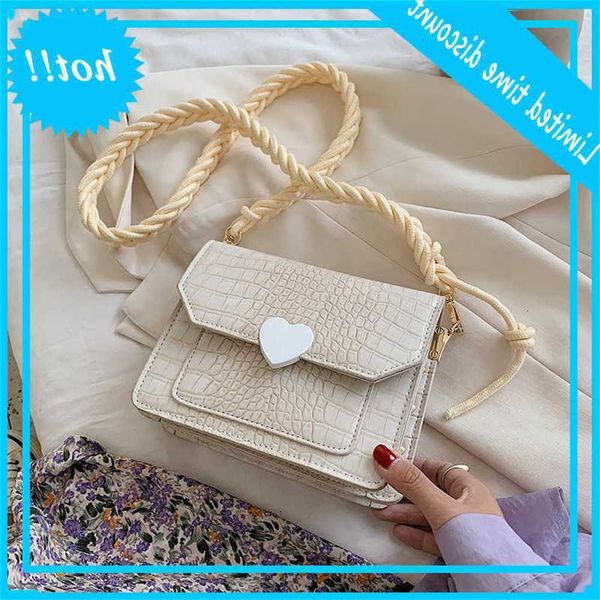 

2021 retrieve new shoulder bag casual female effects color pu dames stone grain crossbody small square task