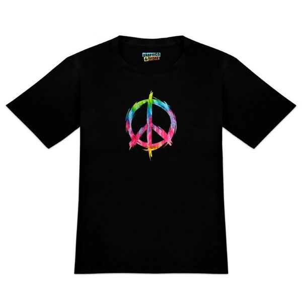 

tie dye peace sign men's novelty t-shirt sport hooded sweatshirt hoodie