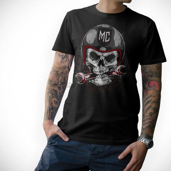 

biker t-shirt - skull - motorrad schrauber totenkopf mc s m l xl xxl 3xl 4xl 5xl sport hooded sweatshirt hoodie
