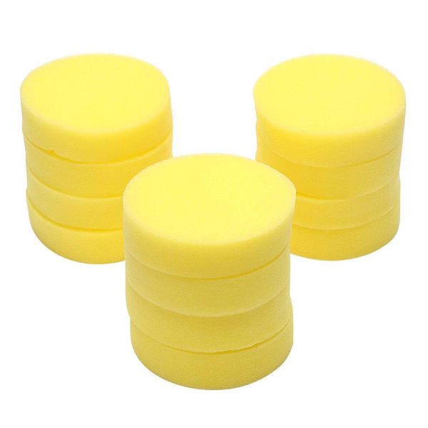 

12pcs set car wax foam sponges polish sponge cleaning tools applicator pads car body glass wash sponge care car styling h wmtxic