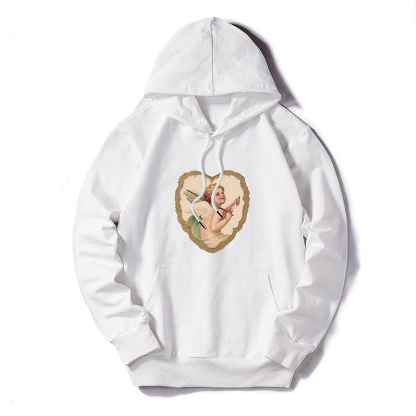 

2020fw женщин diy фуфайки женщин вскользь печати пуловеры лучшие продажи lady heart shape и характер печати tops diy толстовки женщины моды