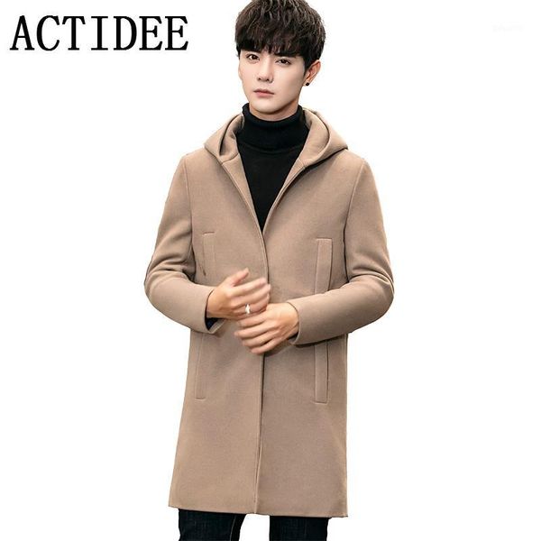 

england style hooded windbreaker men trench coat male plus size 3xl no.a4.f4-135.131, Tan;black