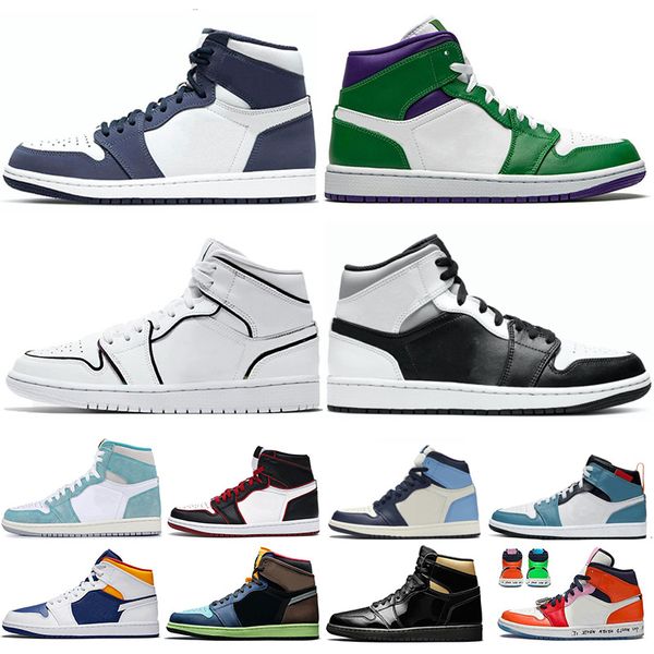 

fashion 1 1s basketball shoes white shadow court purple men womens obsidian midnight navy lucky green mens trainers sports sneakers shoes