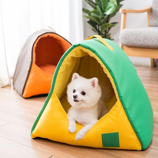 

2020 autumn and winter luxury new teddy pomeranian bichon small dog autumn and winter nest, pet house, cat dog bed1