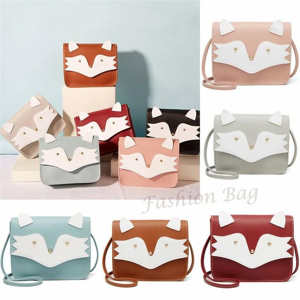 

2020 cute fashion new women pu leather handbag shoulder messenger travel purse phone bag case