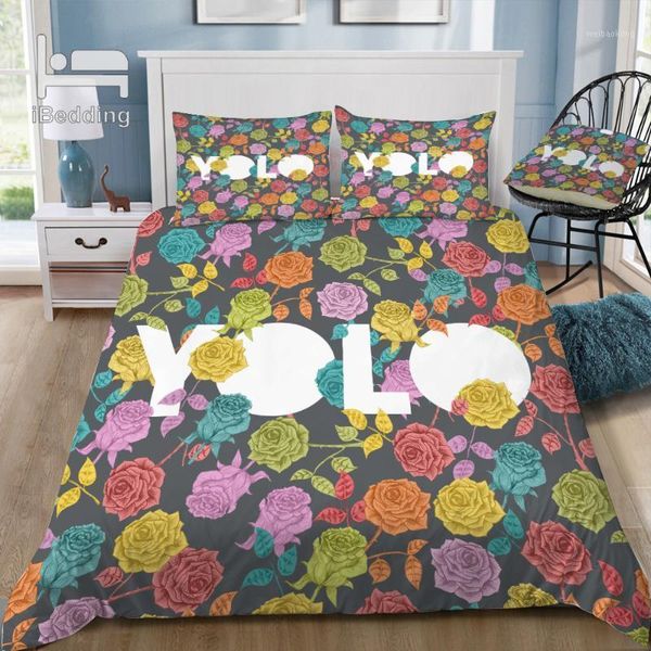 

bedding sets yolo 3d set printed duvet cover  king twin size1