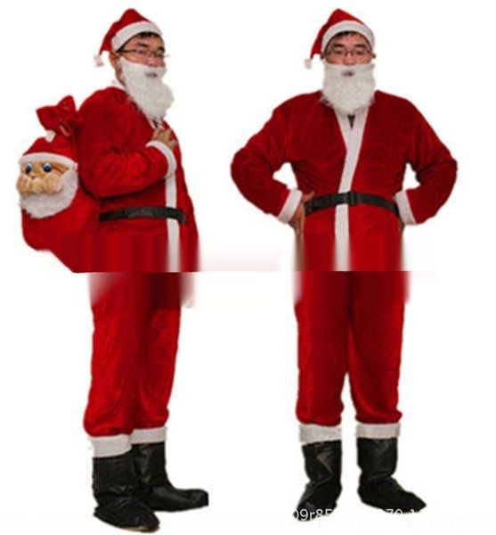 

tpkso шляпе рождество и одежда играть одежды санта-клауса костюмы рождество пояса мужской роли шляпы v2h1g