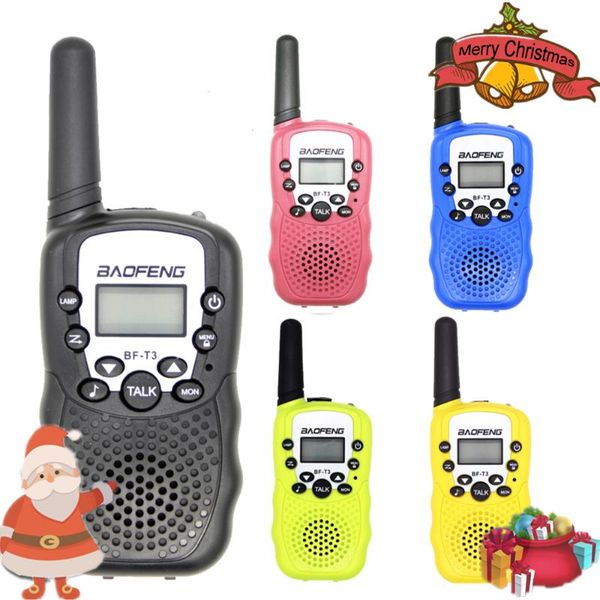 

2pcs/set children's walkie talkie kids radio mini toys baofeng bf-t3 for children kid birthday gift 3 christmas gifts xmas