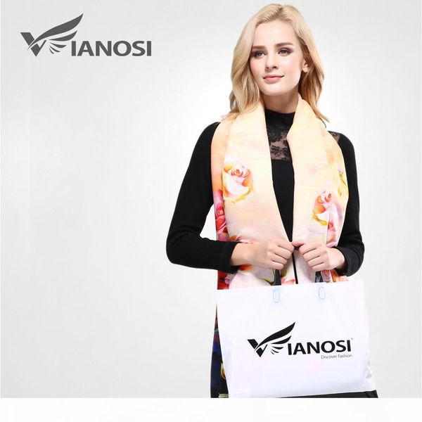 

vianosi] winter scarf women digital printed female brand warm cashmere soft shawl scarves for women va055, Blue;gray