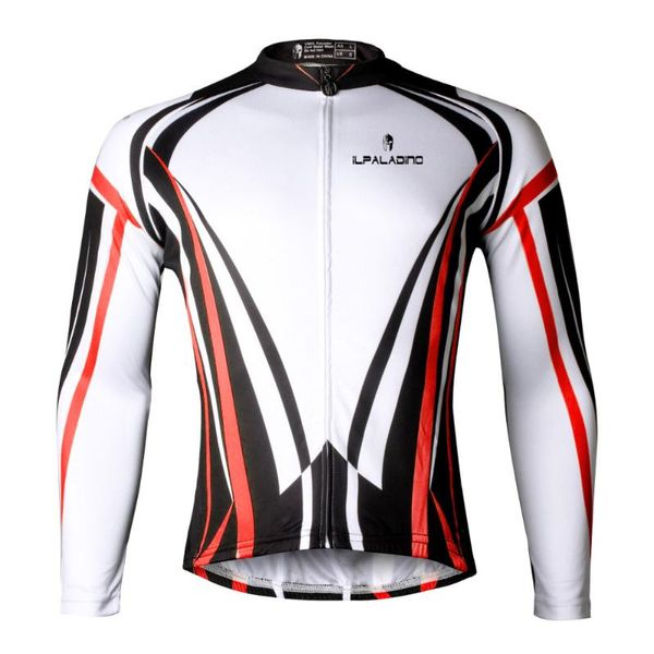 

racing jackets men long sleeve cycling clothes ciclismo red bicycle polyester breathable pro riding clothing, Black;red