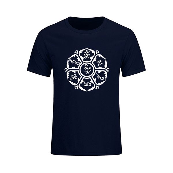 

new summer jn buddhism om i padme hum ethnic style fashion short sleeve o neck tee big size sport hooded sweatshirt hoodie men t shirt